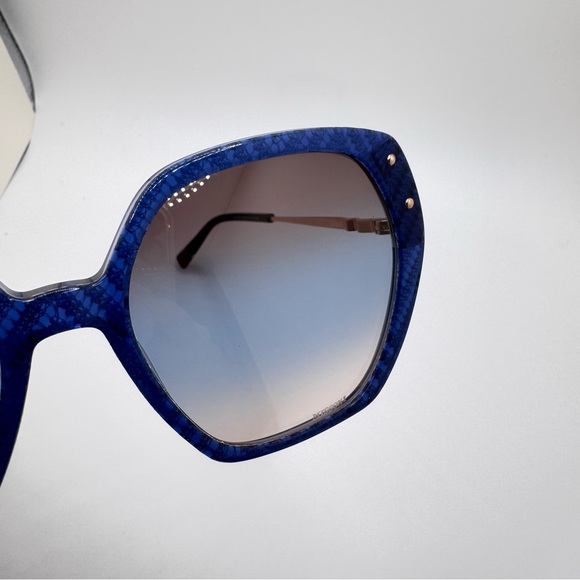MISSONI - Rose Gold and blue frame sunglasses - NWT - 56-18-145 - giftable - Picture 4 of 12